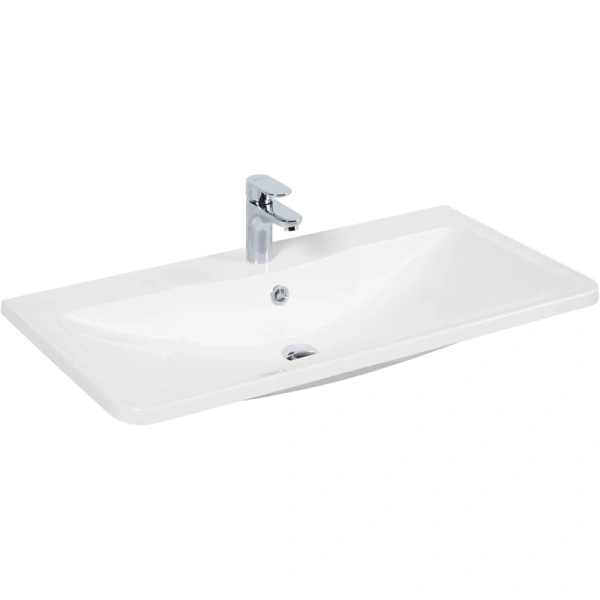 раковина belbagno 100 bb1000/455-lv-mr-alr полувстраиваемая, 100x45.5 см, белая