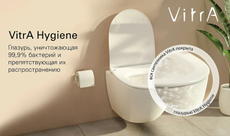 унитаз напольный vitra zentrum 9012b003-7204 с микролифтом