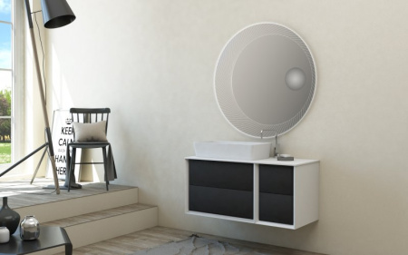 столешница под раковину cezares bellagio 106 50186, цвет bianco