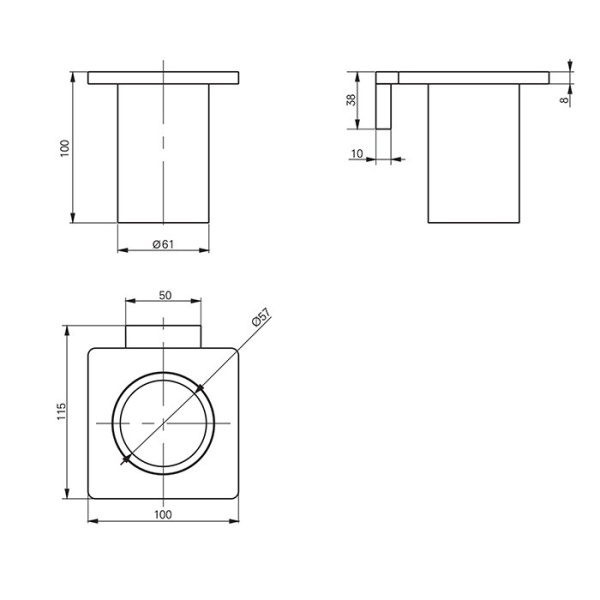 Стакан для зубных щеток TOTO Neorest YAT900