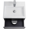 тумба для раковины belbagno pietra mini-500as-2c-so-scm, подвесная, цвет stucco cemento