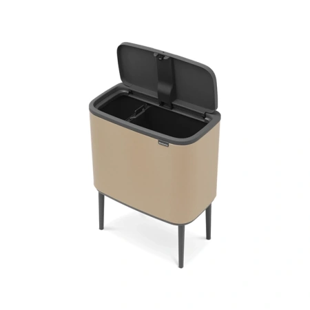 мусорное ведро 11+23л brabantia touch bin bo 316289