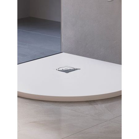 душевой поддон из искусственного камня rgw str-099w 90×90 16153099-01 белый