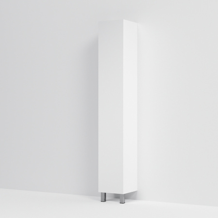 шкаф-пенал am.pm gem l белый глянец, напольный