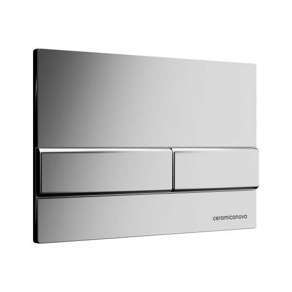 инсталляция ceramicanova envision flat cn1002m для унитаза с клавишей смыва хром матовый