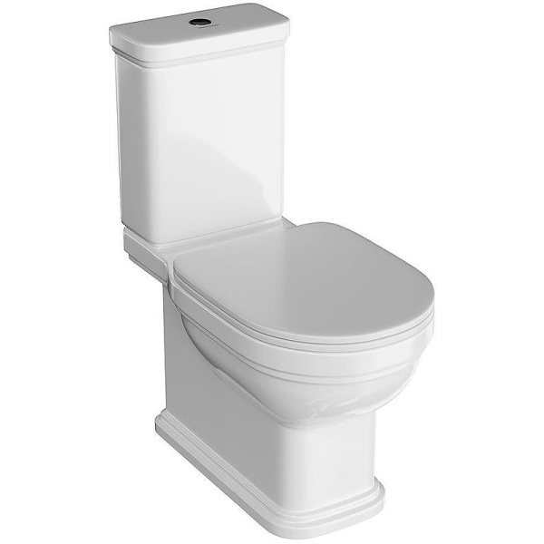 унитаз компакт kerama marazzi pompei po.wc.01 без бачка и сиденья, белый глянцевый