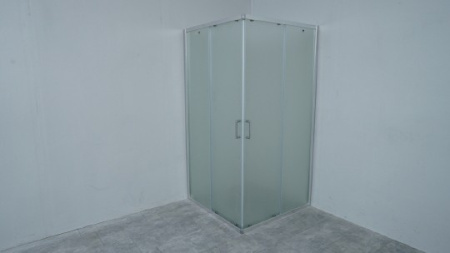 душевой уголок timo altti 90×90 altti-619f профиль хром, стекло матовое