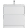 Тумба для раковины BELBAGNO KRAFT-800-2C-PIA-BO, напольная, цвет Белый.