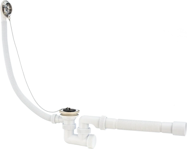 слив-перелив для ванны virplast универсал 30982420 50 мм, хром