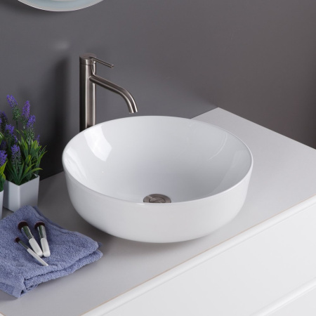 Раковина накладная BelBagno 41 BB1315, белая