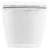 унитаз подвесной безободковый belbagno prado bb10150ch/bb10150sc, с сиденьем микролифт, цвет белый