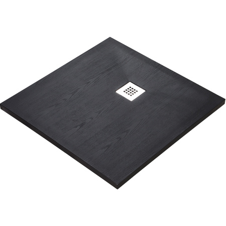 Душевой поддон из искусственного камня WasserKRAFT Dill 90×90 61T03 черный матовый