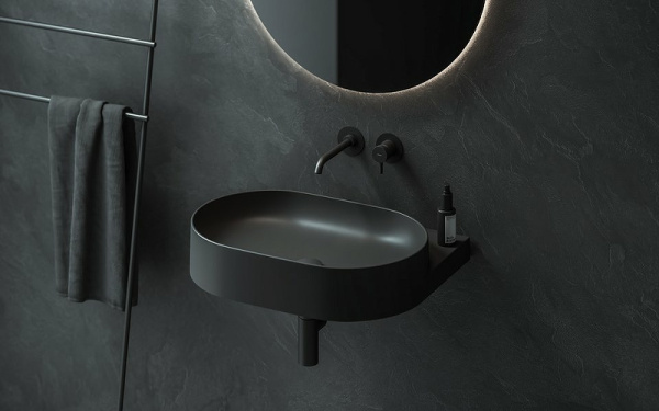 раковина ravak yard 60 xjx0d060000 черная матовая