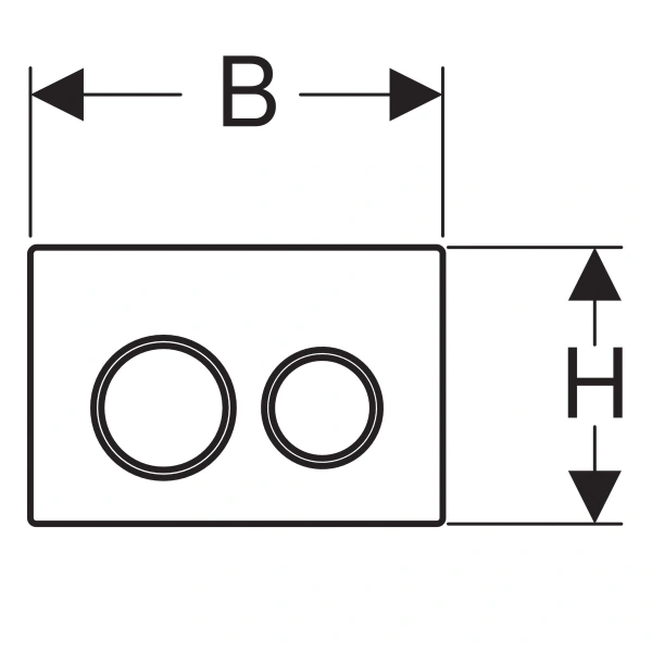 кнопка для инсталляции geberit omega 20 115.085.kk.1 белый/цвет золото