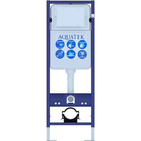 инсталляция aquatek standart 37 ins-0000017 для унитаза без клавиши смыва