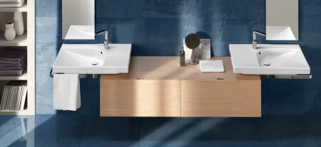 раковина hatria grandangolo dx yxf801 75, 1 готовое отверстие под смеситель