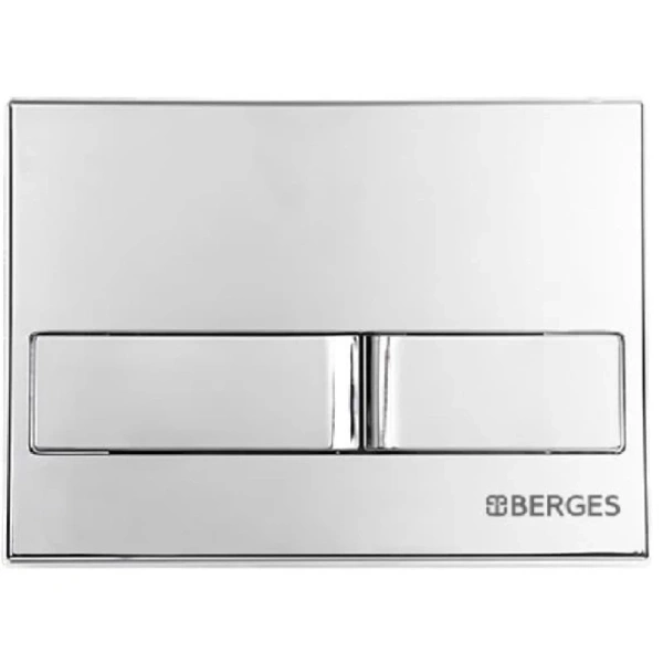 инсталляция berges novum 040213 для унитаза с клавишей смыва хром