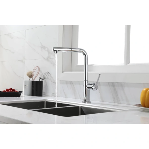 смеситель для кухни paulmark neo ne214419-cr, цвет хром