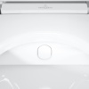 унитаз подвесной villeroy & boch viclean v0e100r7 с функцией биде, цвет черный