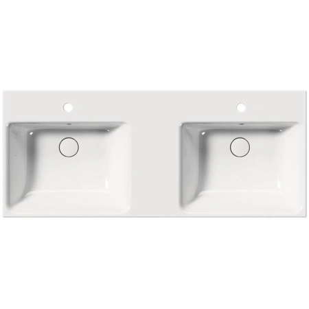 раковина gsi nubes 9625111 подвесная, 120x50 см, bianco lucido (белый глянец)