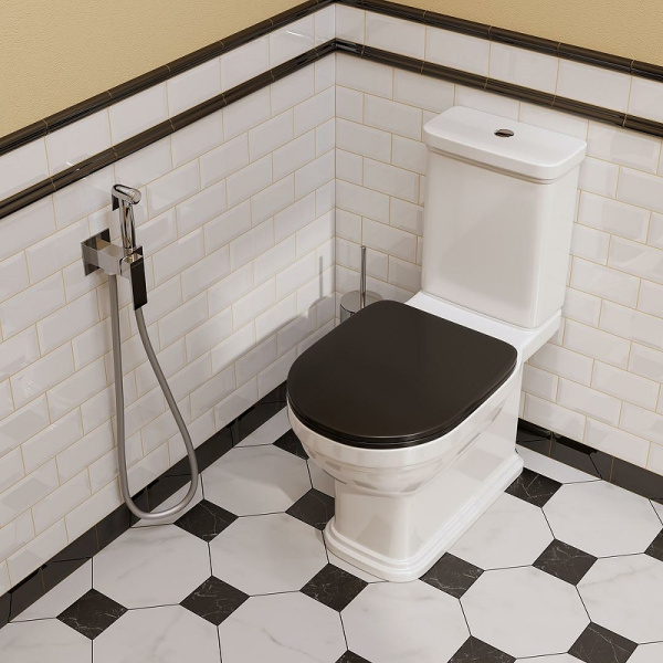 унитаз компакт kerama marazzi pompei po.wc.01 без бачка и сиденья, белый глянцевый