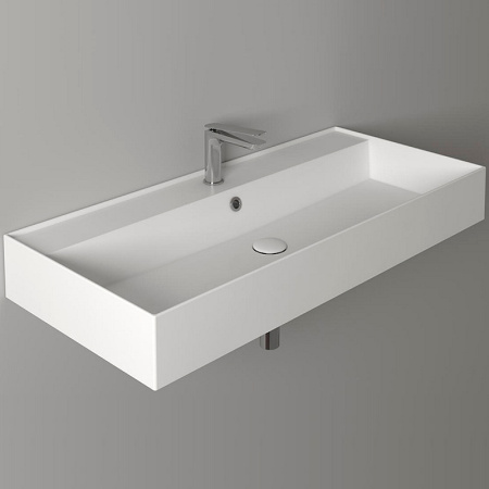 раковина накладная 101 см simas agile ag 101 bia