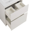 тумба под раковину belbagno kraft39-600/390-2c-pia-bo, напольная, цвет bianco opaco