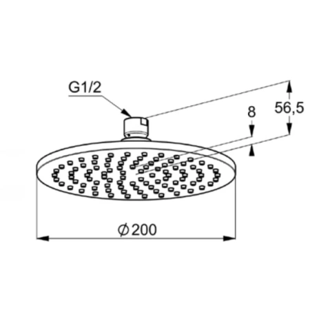 верхний душ kludi a-qa 6432005-00