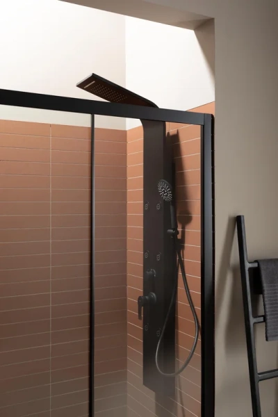 душевая дверь в нишу aquanet pleasure ae60-n-130h200u-bt