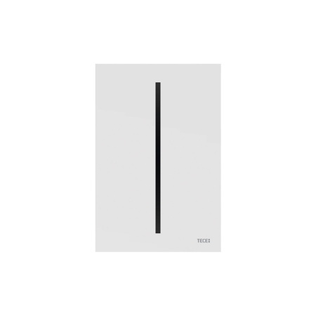 панель смыва для писсуара tece tecefilo 9242051 пластиковая, с ик-сенсором, батарея 7.2 в, белая