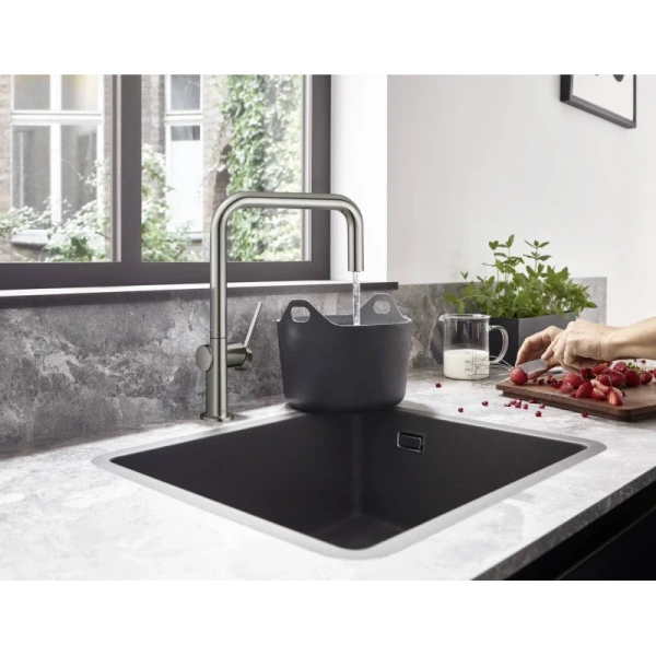 смеситель для кухни hansgrohe talis m54 72806800, сталь