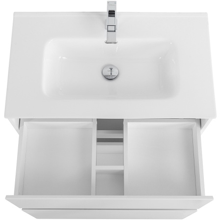 тумба для раковины belbagno kraft-800-2c-pia-bo, напольная, цвет белый.
