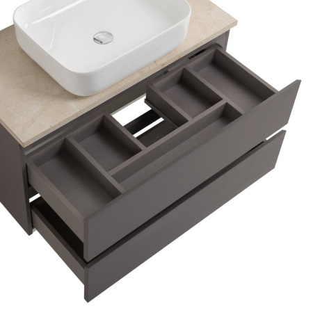 столешница под раковину belbagno 90 kep-90-mgl marmo grigio lucido