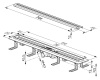 душевой лоток ravak zebra 750 x01433
