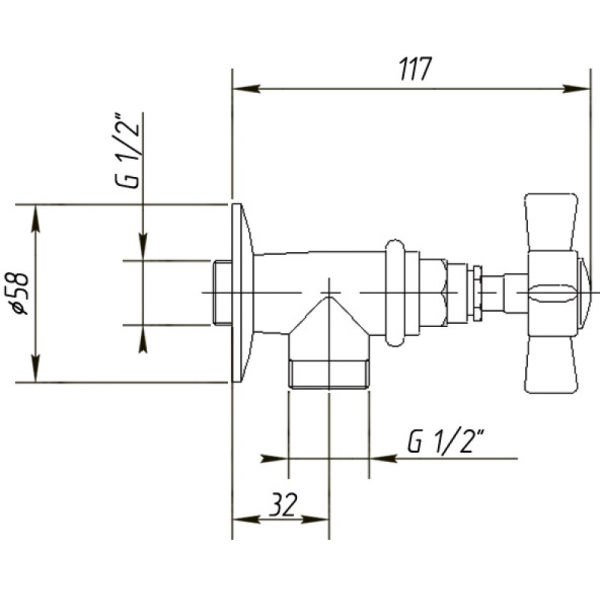 подключение для душевого шланга migliore princeton ml.prn-858.cr