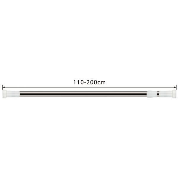Карниз для ванной Haiba HB74901 цвет хром