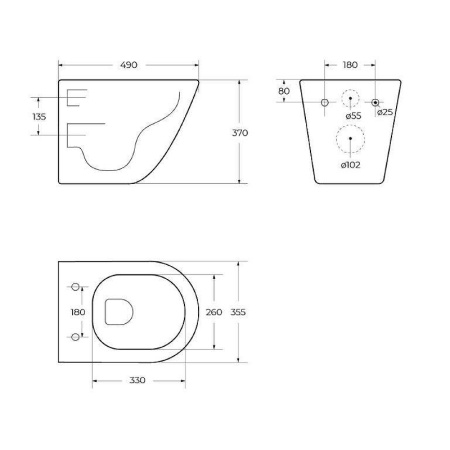 унитаз подвесной belbagno sfera-r bb046chr/bb865sc, с сиденьем микролифт, цвет белый