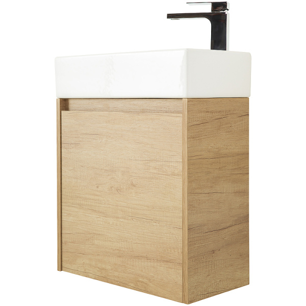 тумба под раковину belbagno kraft mini-500/260-1a-so-rnn-r, цвет rovere nebrasca nature