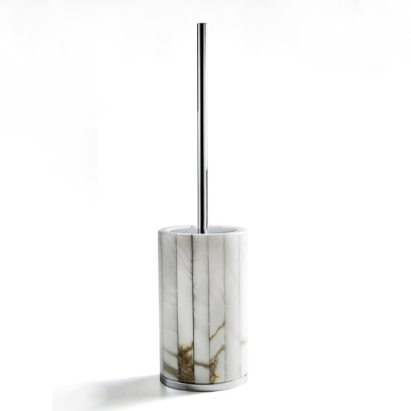 Ёршик для унитаза 3SC Rigato AL17SL натуральный ALABASTRO/хром