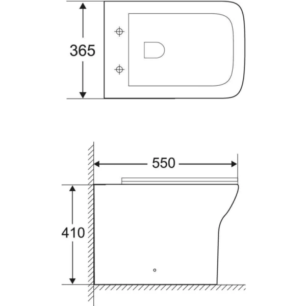 унитаз belbagno romano bb248cbr приставной без сиденья