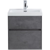 Тумба для раковины BELBAGNO PIETRA MINI-500AS-2C-SO-SCM, подвесная, цвет Stucco Cemento