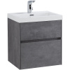 тумба для раковины belbagno pietra mini-500as-2c-so-scm, подвесная, цвет stucco cemento
