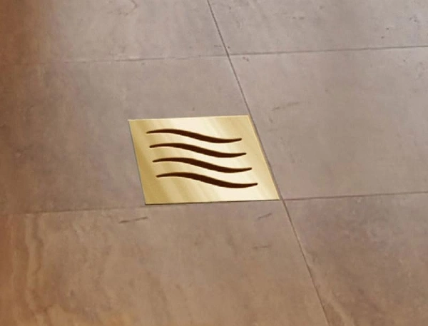 душевой трап 144x144/50 мм pestan confluo standard tide mask gold 4 13000143 цвет золотой