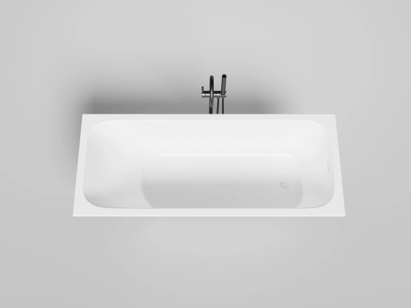 ванна из искусственного камня salini orlando kit 102121m, 170х70 см, из материала solix, глянцевая или матовая белая