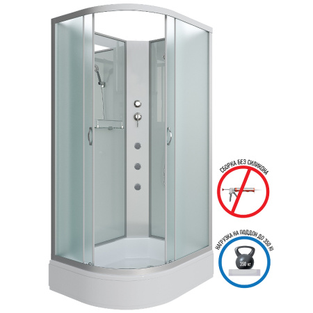 душевая кабина niagara classic 130х90 r ng-33394-14rbkg с гидромассажем