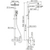 душевая система wasserkraft a16501 цвет хром