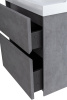 тумба для раковины belbagno pietra mini-500as-2c-so-scm, подвесная, цвет stucco cemento