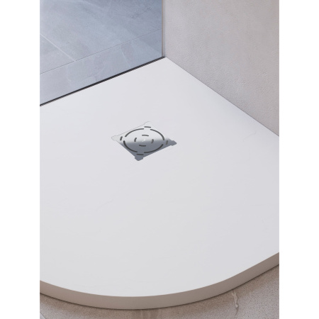 душевой поддон из искусственного камня rgw str-099w 90×90 16153099-01 белый