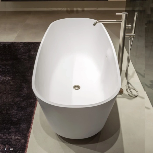 ванна из минерального литья antonio lupi baia baias белая