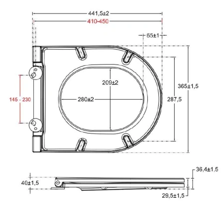 унитаз подвесной allen brau reality 4.32006.an безободковый, без сиденья, цвет антрацит